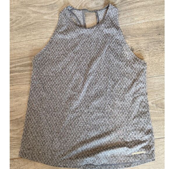 Patagonia Ridge Flow Tank Top in Gray / Size Large - Picture 2 of 4